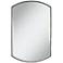 Luther Bronze 24" x 38" Arched Top Wall Mirror by Uttermost