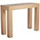 Craig 42" Wide Modern Gold Finish Console Table