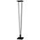 Russo Black LED Torchiere Floor Lamp with Night Light