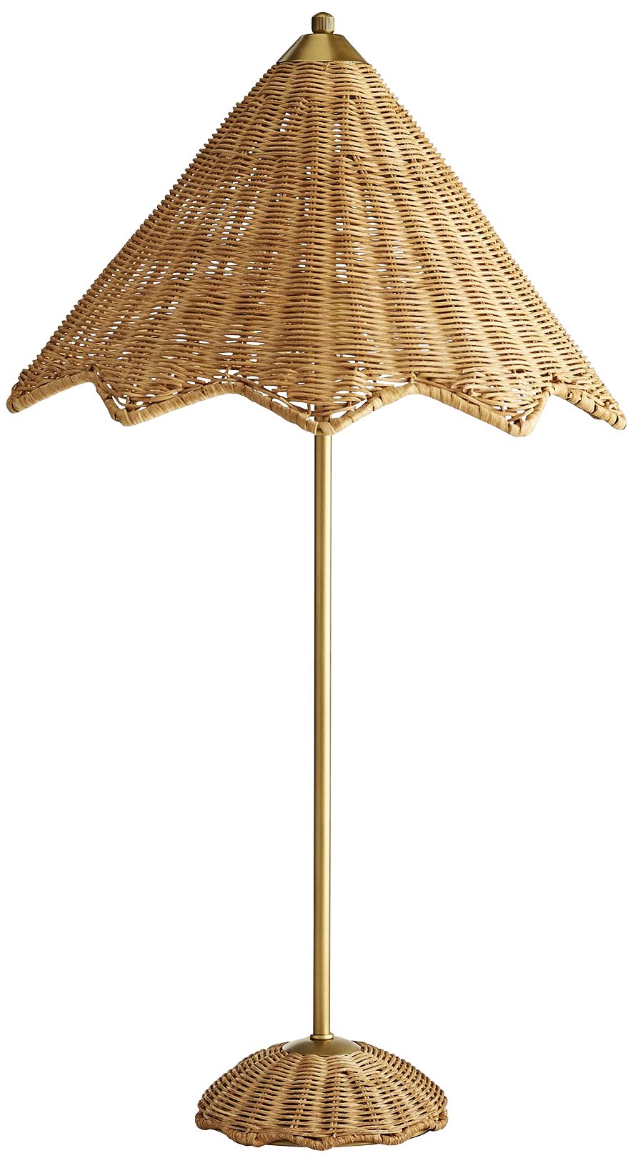 Arteriors Home Celerie Natural Rattan Wicker Table Lamp 87X65