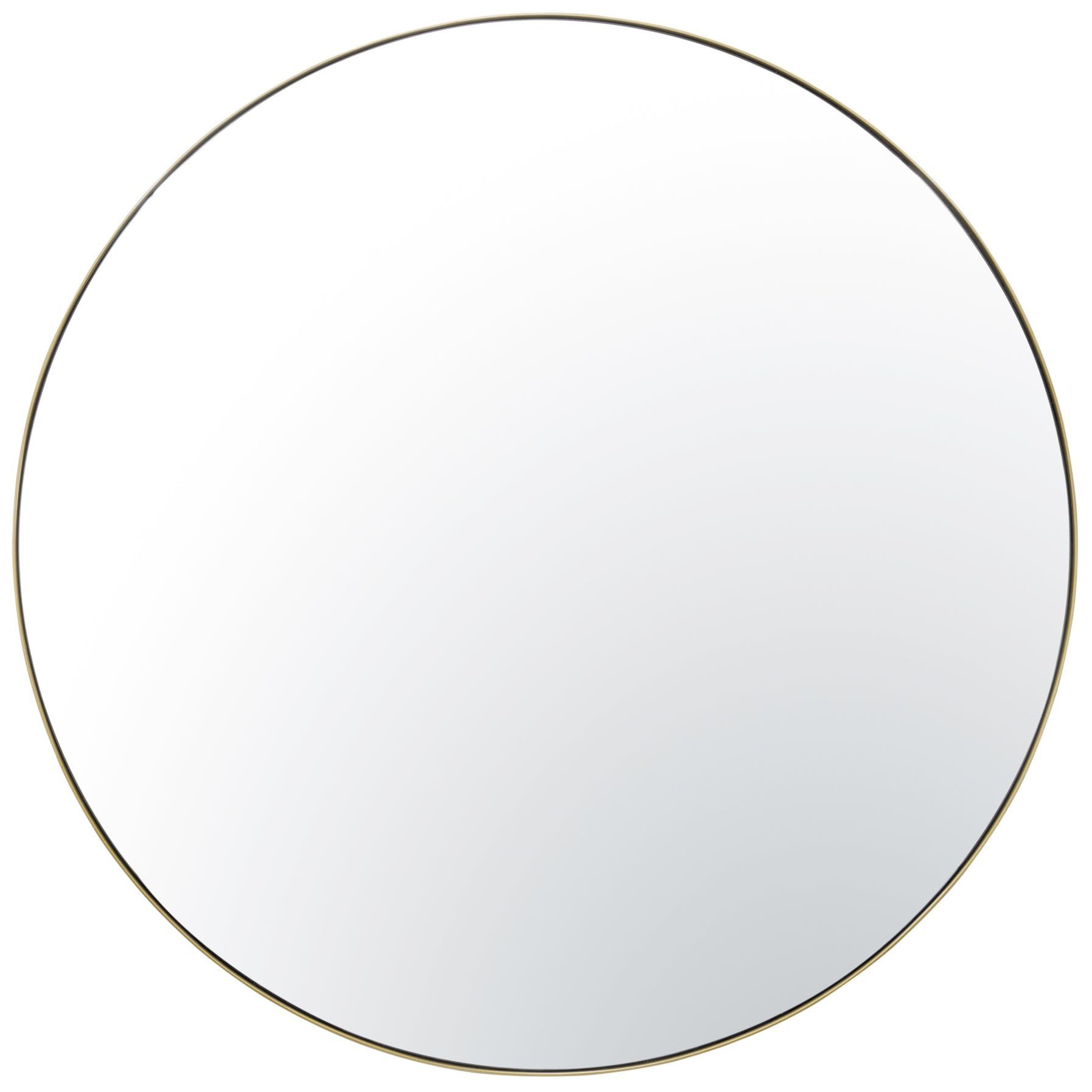 Varaluz Tablet 50-in Round Wall Mirror - Gold
