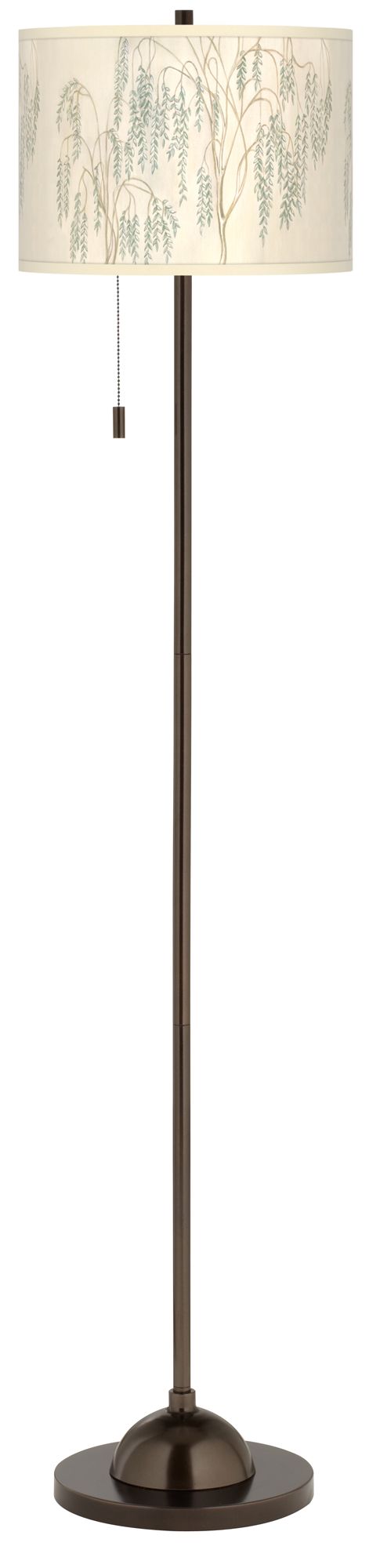 Weeping Willow Giclee Glow Bronze Club Floor Lamp 884C0 Lamps Plus