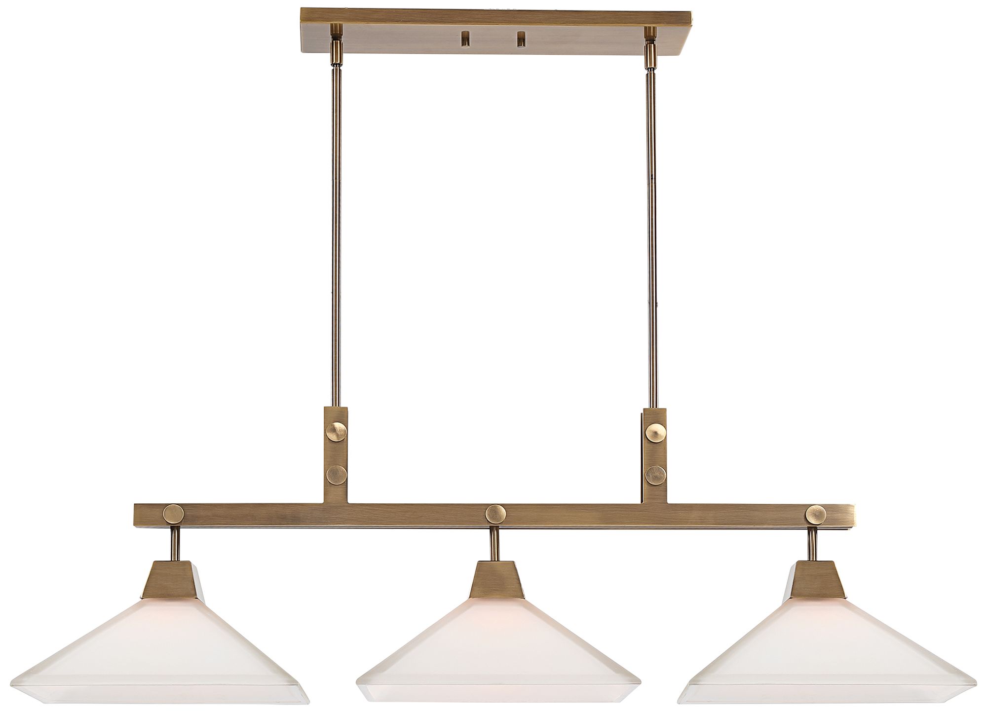 Uttermost Brookdale 43 3/4" Wide Brass Pendant Light