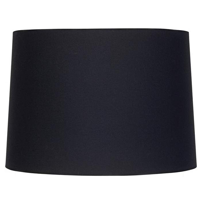 Black Fabric Drum Shade 11x12x8 5, Square Lamp Shades Target