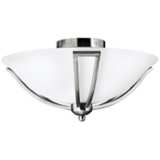 Hinkley Bolla 16 3/4&quot; Wide Brushed Nickel Ceiling Light