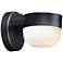 Maxim Michelle 5"H Black LED Outdoor Wall Light w/ Photocell