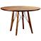Clark 44 1/4" Wide Pecan Wood Round Dining/Pub Table