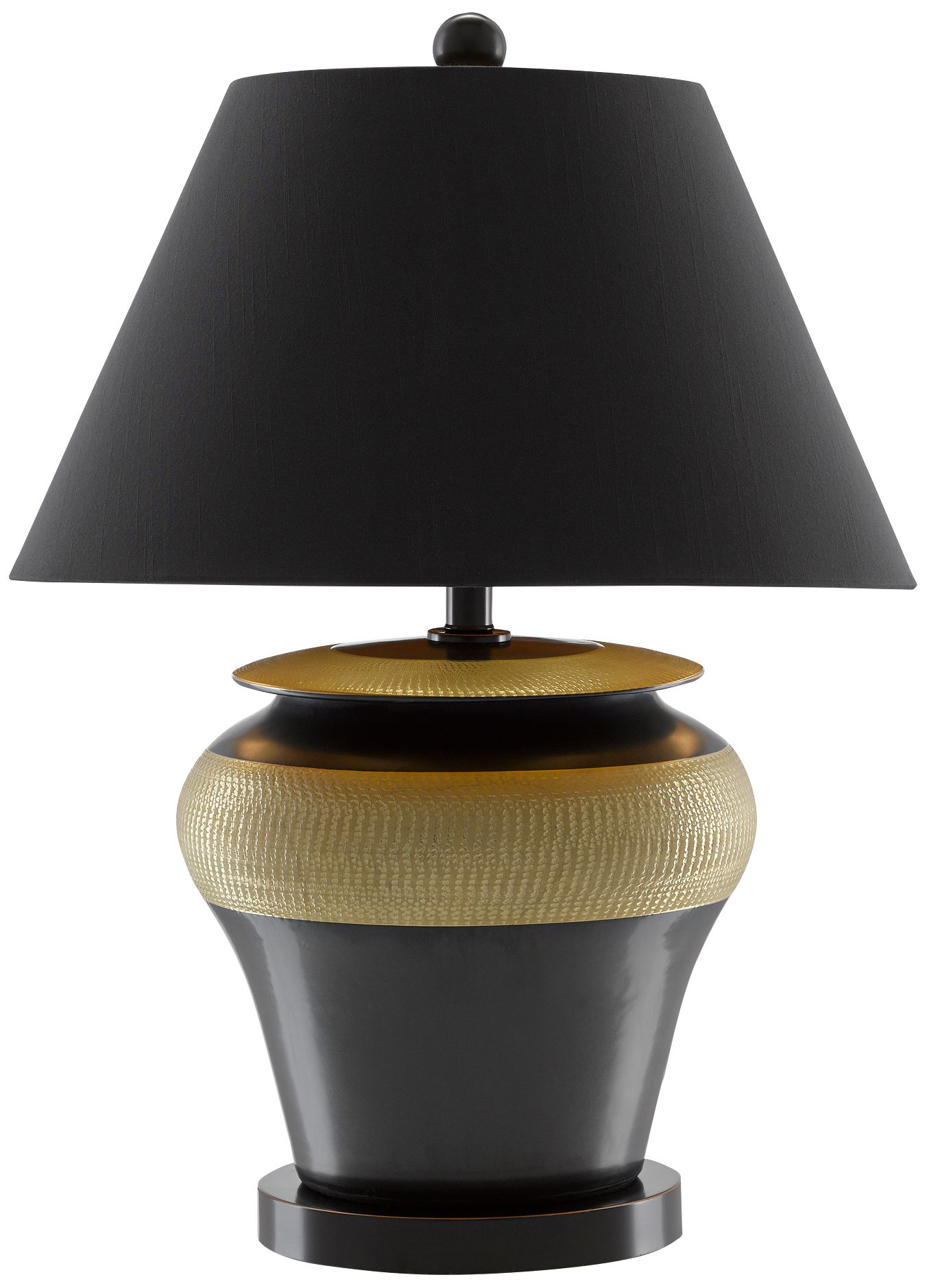 Currey And Company Winkworth Gold Black Porcelain Table Lamp 88p63 Lamps Plus