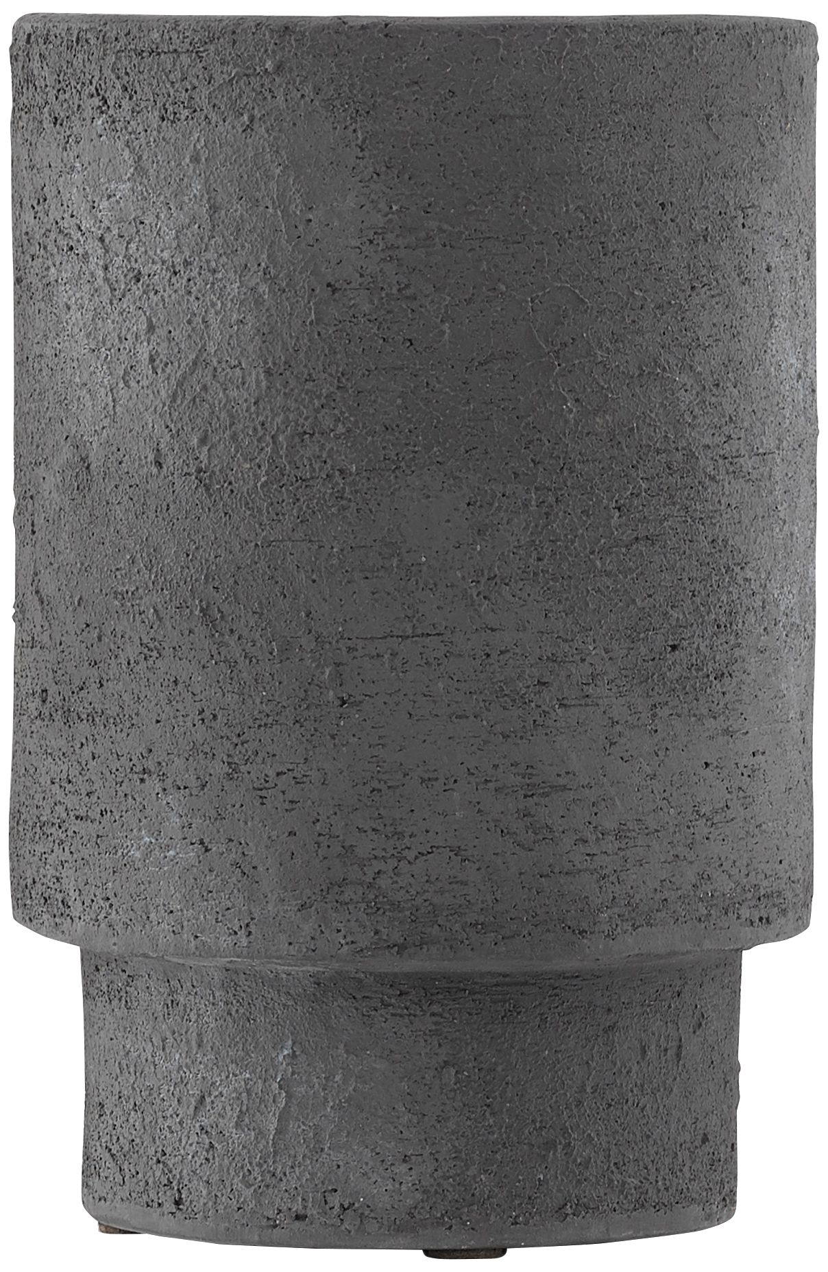 Tambora Black Ash 12 1/2" High Terracotta Decorative Vase