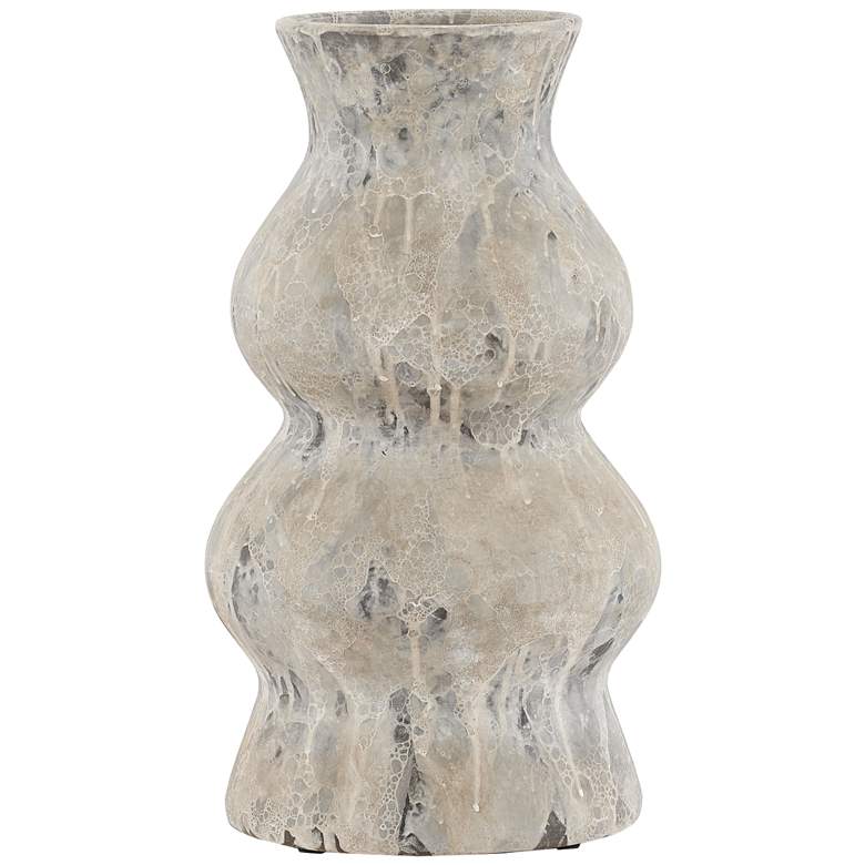 Phonecian Cobblestone 16&quot; High Terracotta Decorative Vase