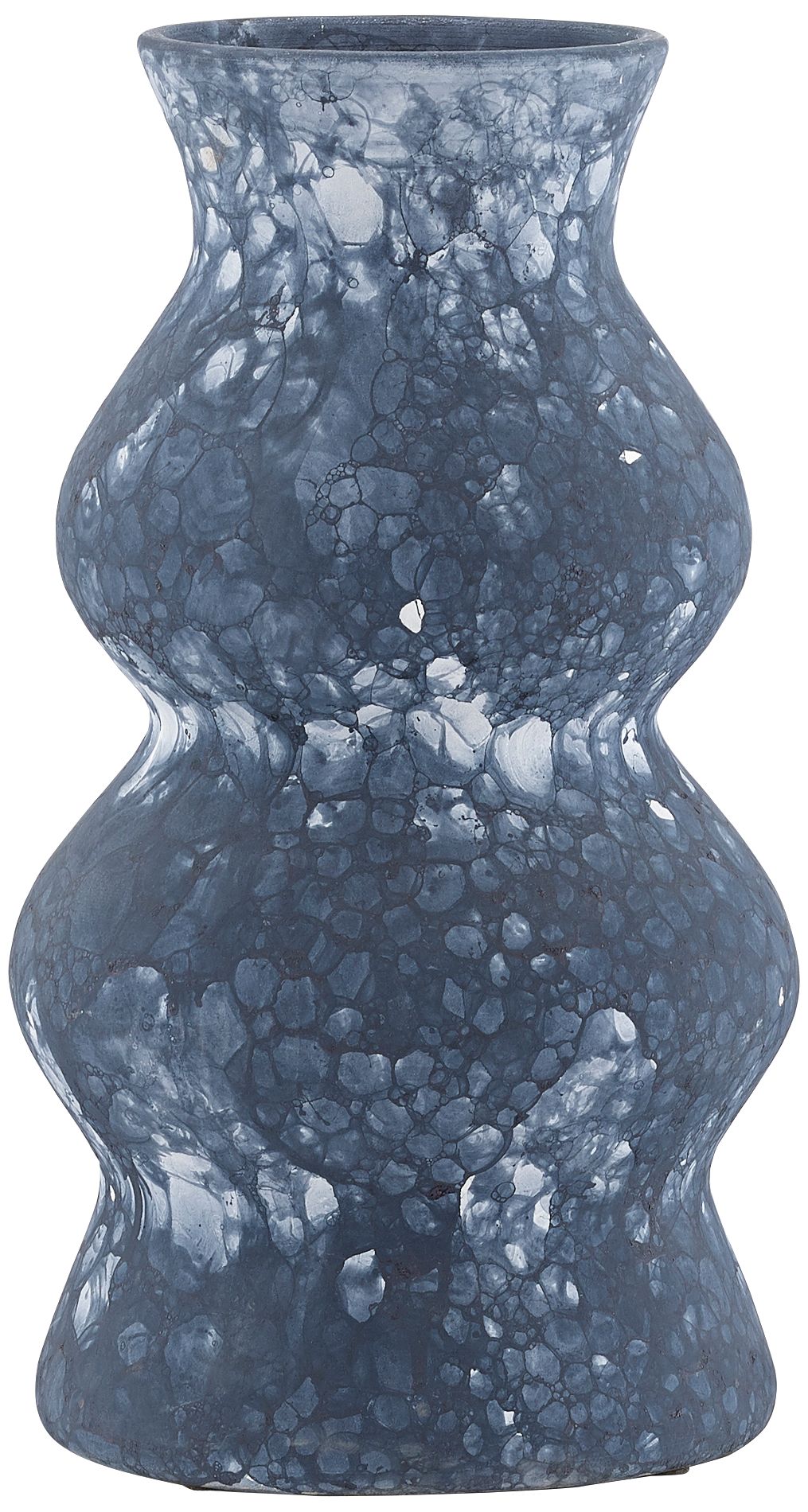 Currey and Company Phonecian Navy 16" High Terracotta Vase