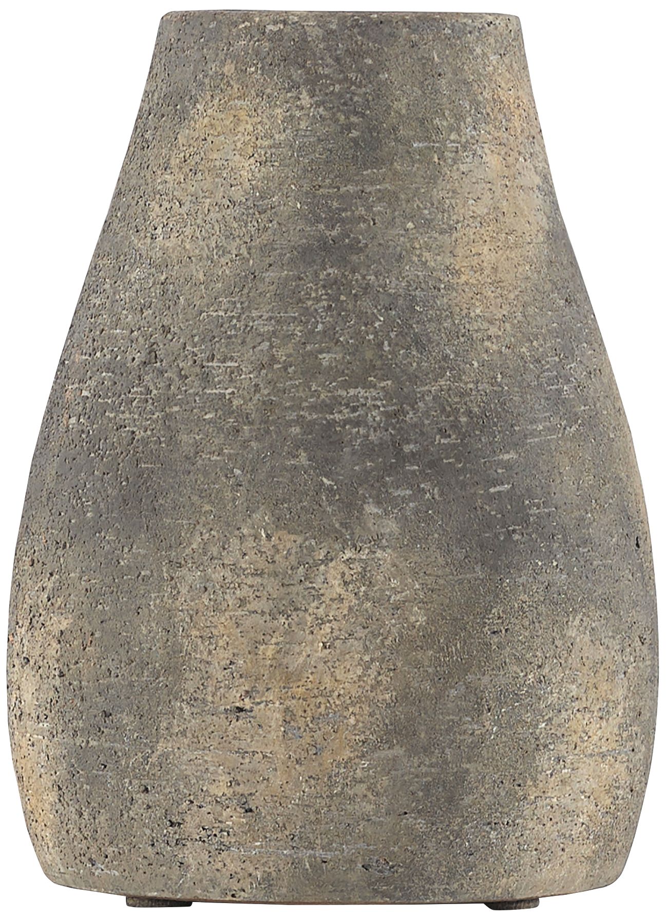 Currey and Company Vesuvius Tobacco 10" High Terracotta Vase