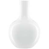 Imperial White 15 1/2&quot; High Gourd Porcelain Decorative Vase