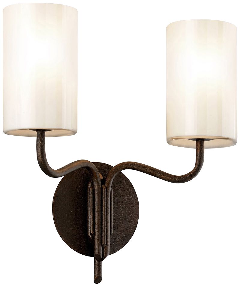 Juniper 15" High Bronze 2-Light Wall Sconce