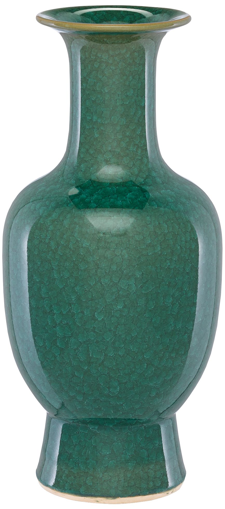 Karoo Crystalized Green 18 3/4"H Porcelain Decorative Vase