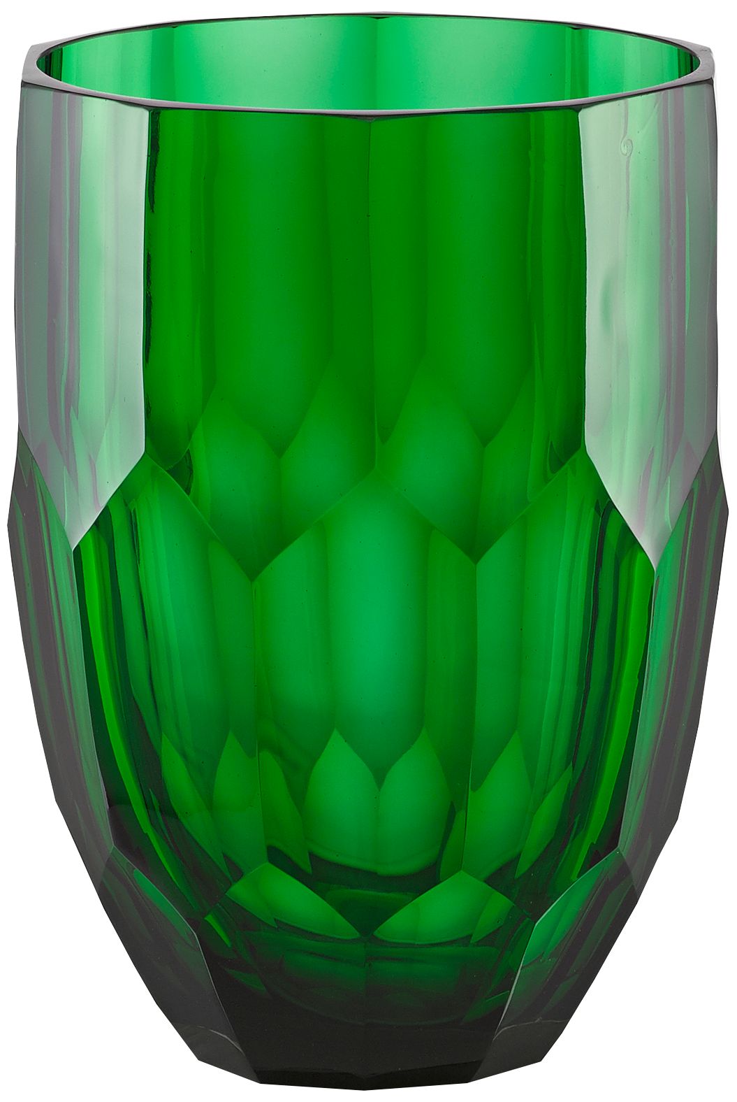 Columbia Emerald Green 9 1/2" High Glass Decorative Vase