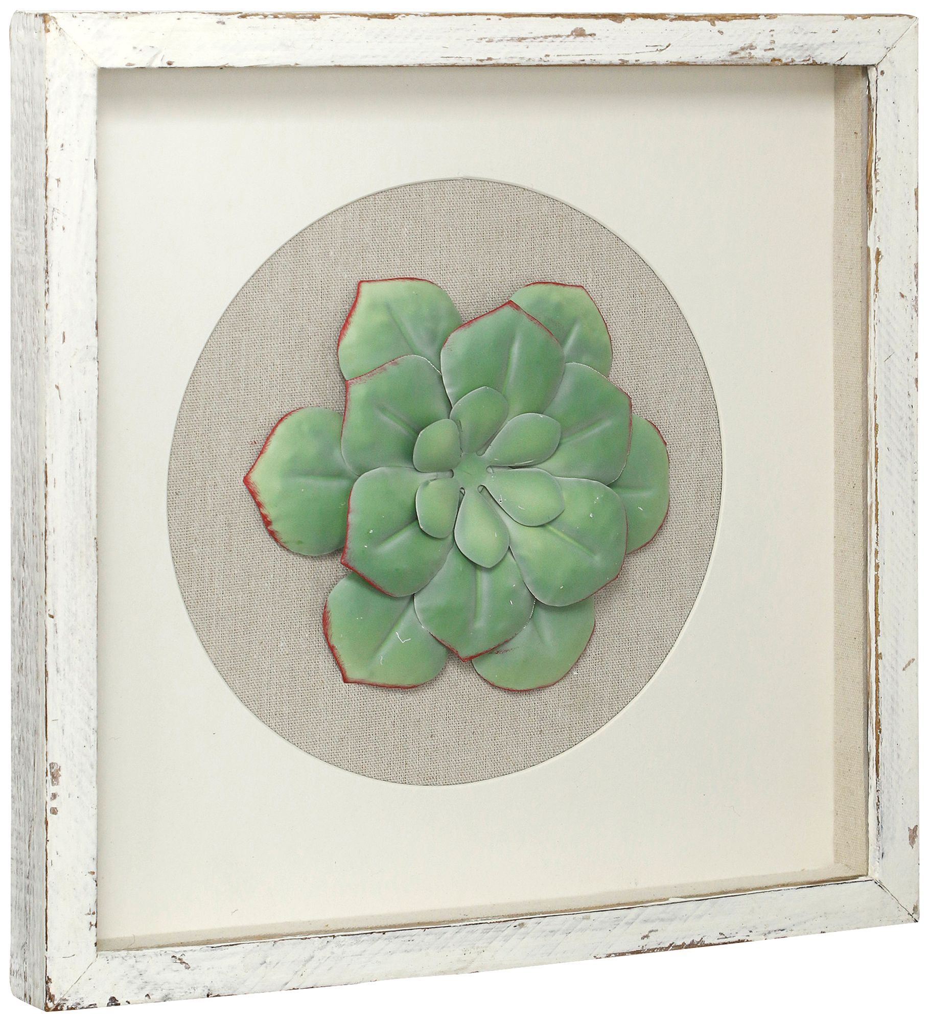 Hello Friend IV 3D Flower 12" Square Shadow Box Wall Art