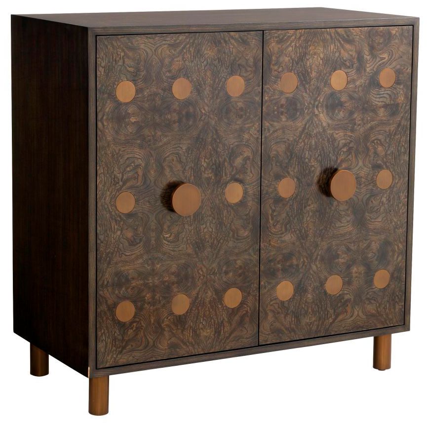 Arteriors Home Arteriors Keanu Cabinet Olive Ash Veneer