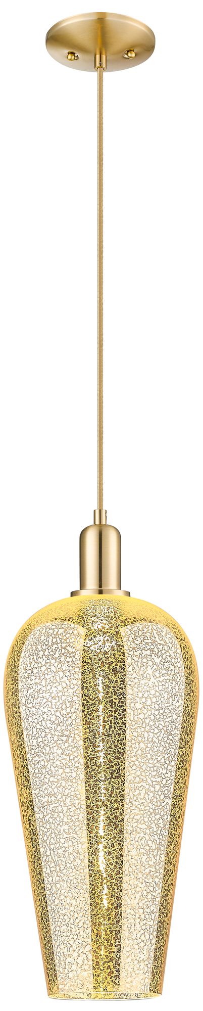 Innovations Lighting Downtown Chelsea 8"w Cord Bronze Mini Pendant W/ Mercury Shade