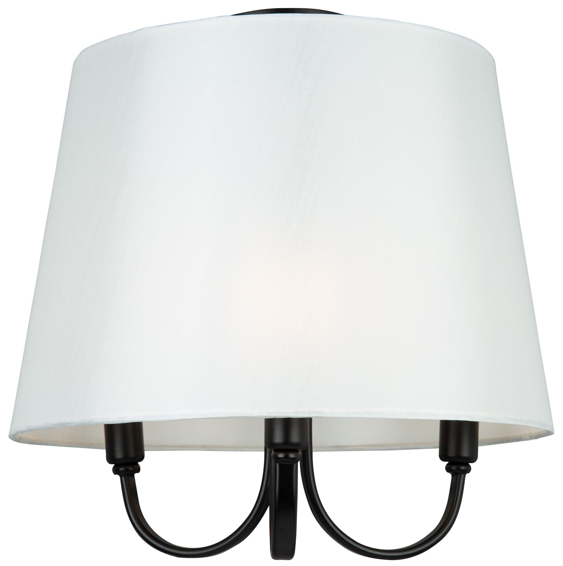 Artcraft Rhythm 3 Light Semi-flush Mount Black