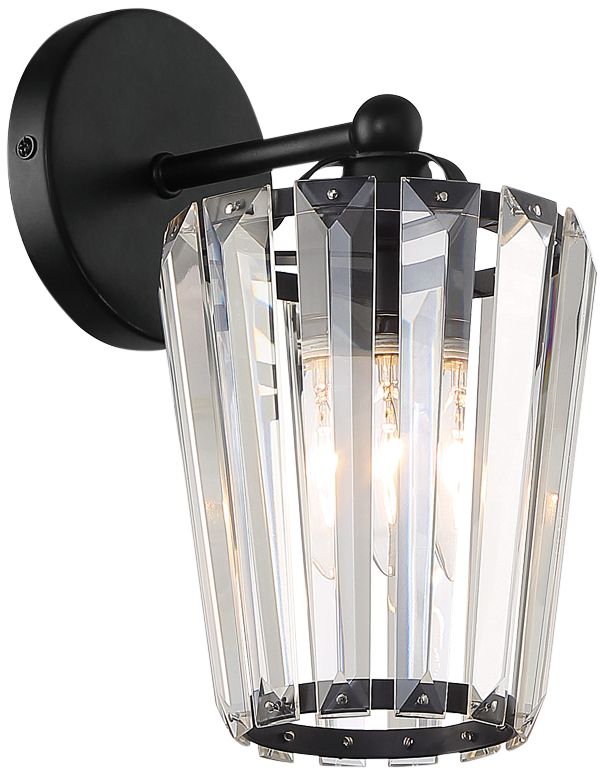 Eurofase Natalia 6" Wide Black 1-Light LED Bath Light