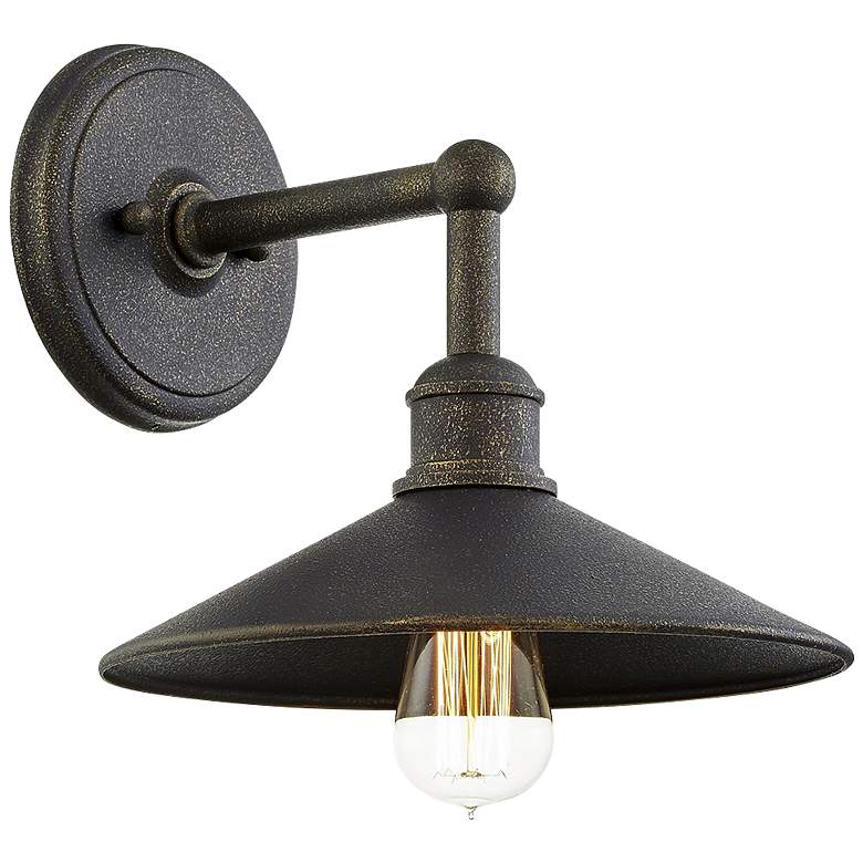 Shelton 10 1/4&quot; High Vintage Bronze Outdoor Wall Light