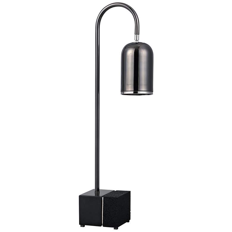 Image 2 Uttermost Umbra Black Nickel Metal Desk Lamp