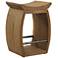 Uttermost Connor 25" Brown Wood Counter Stool