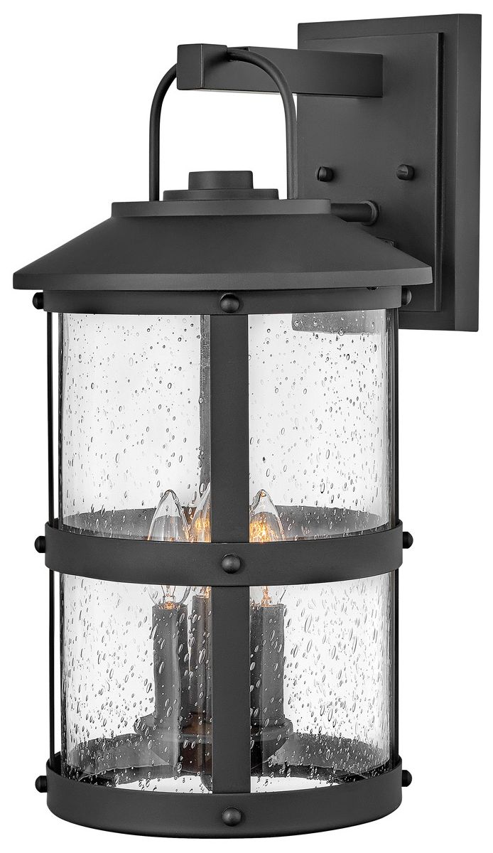 Hinkley Lakehouse 19 3/4" High Black Outdoor Wall Light 89R67
