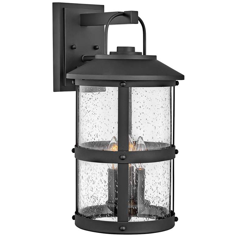 Hinkley Lakehouse 19 3/4&quot; High Black Outdoor Wall Light