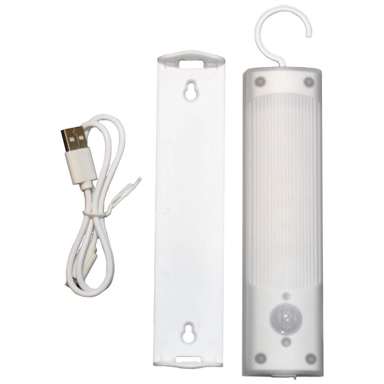 Image 1 6.5" High White USB Rechargeable Tag Along Anywhere Light
