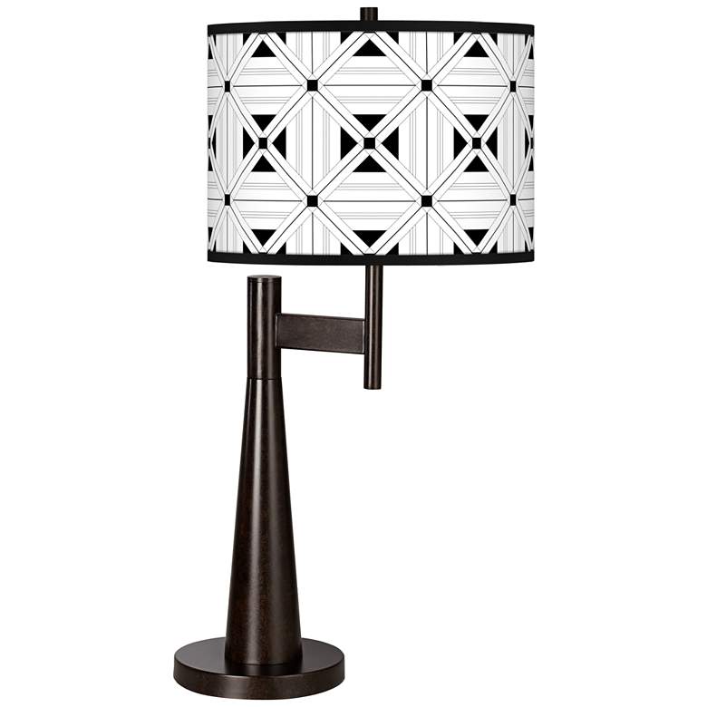 Quadrille Giclee Novo Table Lamp