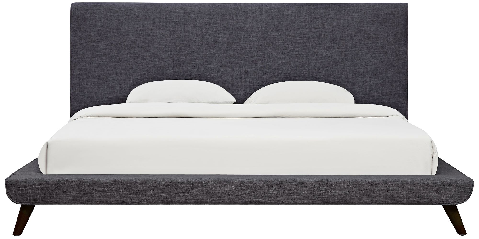 Nixon Gray Linen Queen Bed – Stylish, Comfortable Bedroom Furniture