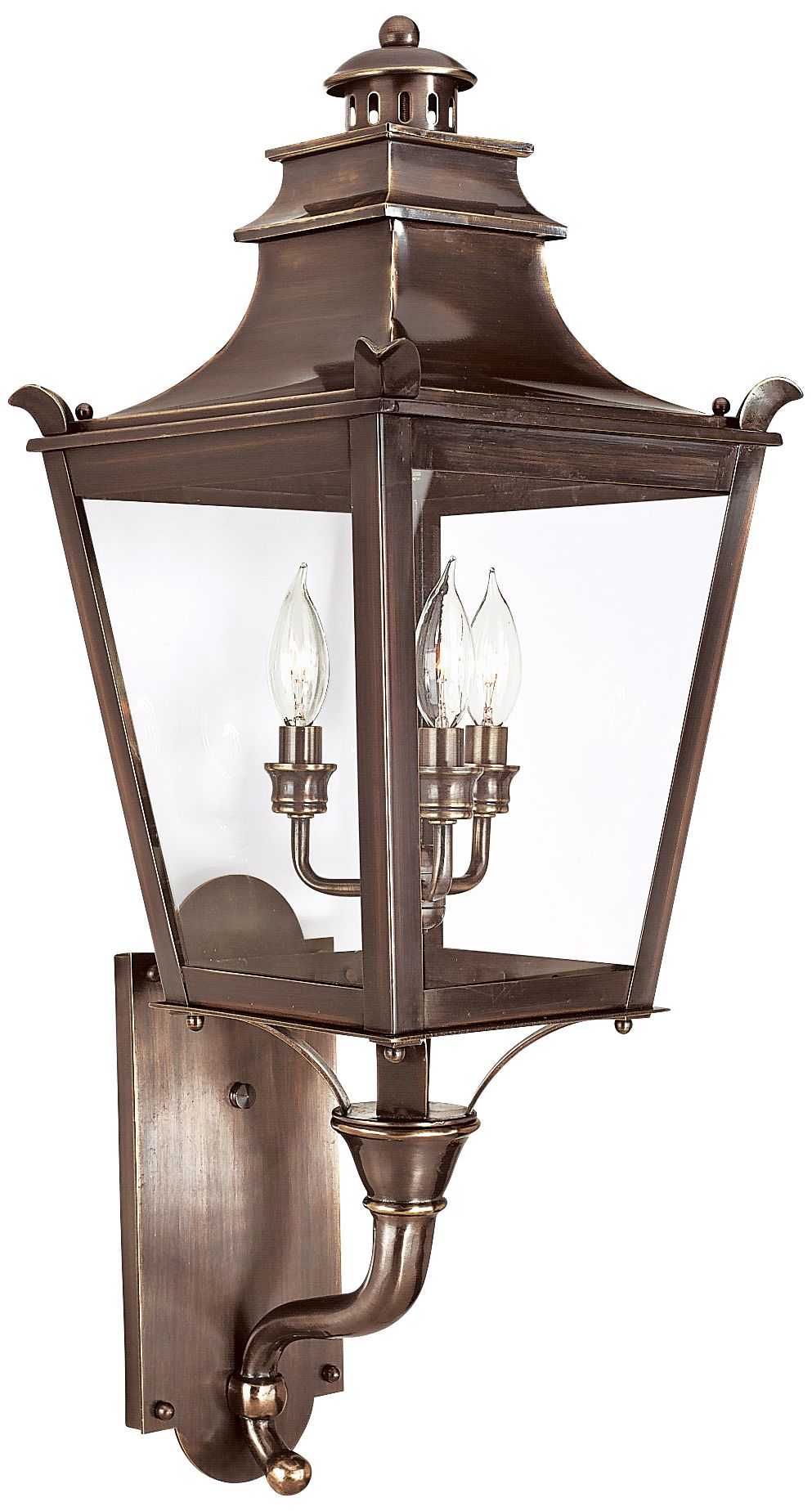 Dorchester 30 1/2" High English Bronze Outdoor Wall Light