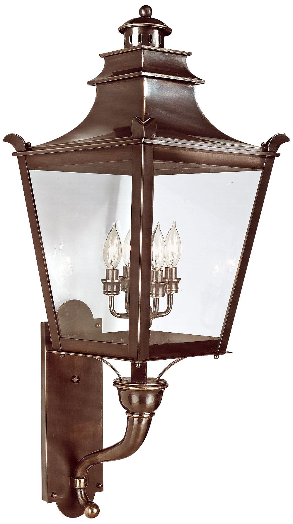 Dorchester 37" High English Bronze Outdoor Wall Light