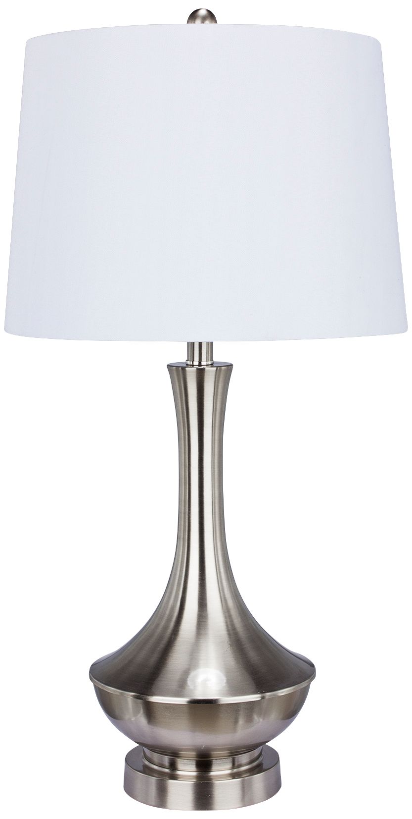Kaylee Brushed Steel Metal Table Lamp 8C706 Lamps Plus