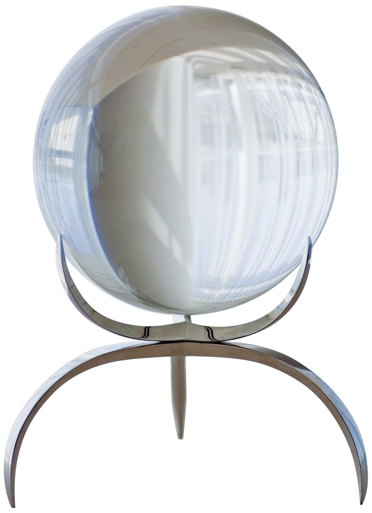 Contemporary Clear 7 1/2" High Crystal Orb