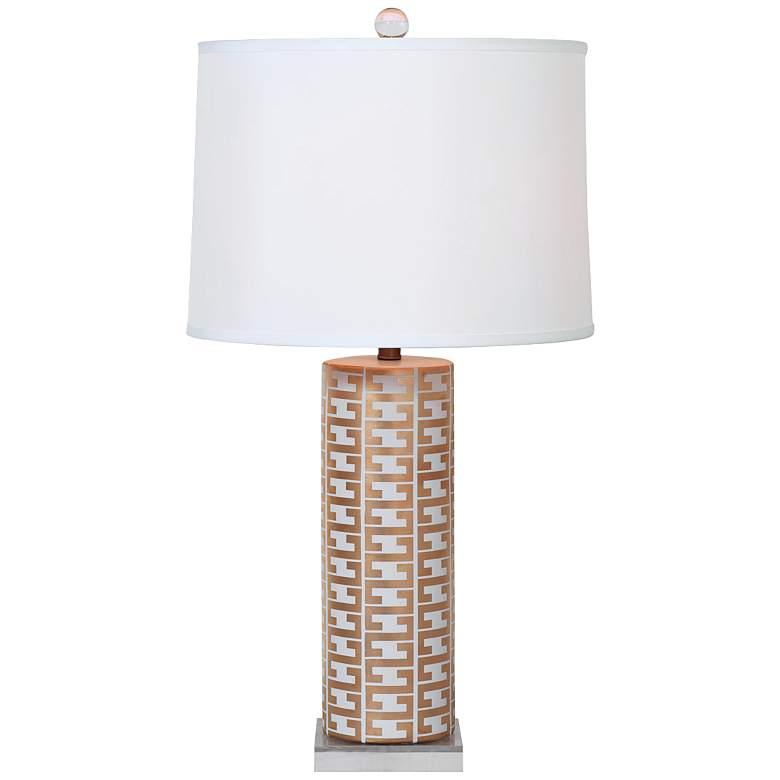 Port 68 Cameron White and Gold Porcelain Table Lamp