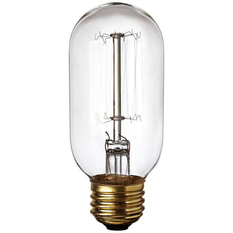 Edison Filament 60 Watt T14 Clear Glass Incandescent Bulb