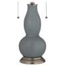 Software Gourd-Shaped Table Lamp with Alabaster Shade