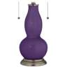 Acai Gourd-Shaped Table Lamp with Alabaster Shade