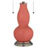 Coral Reef Gourd-Shaped Table Lamp with Alabaster Shade