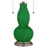 Envy Gourd-Shaped Table Lamp with Alabaster Shade