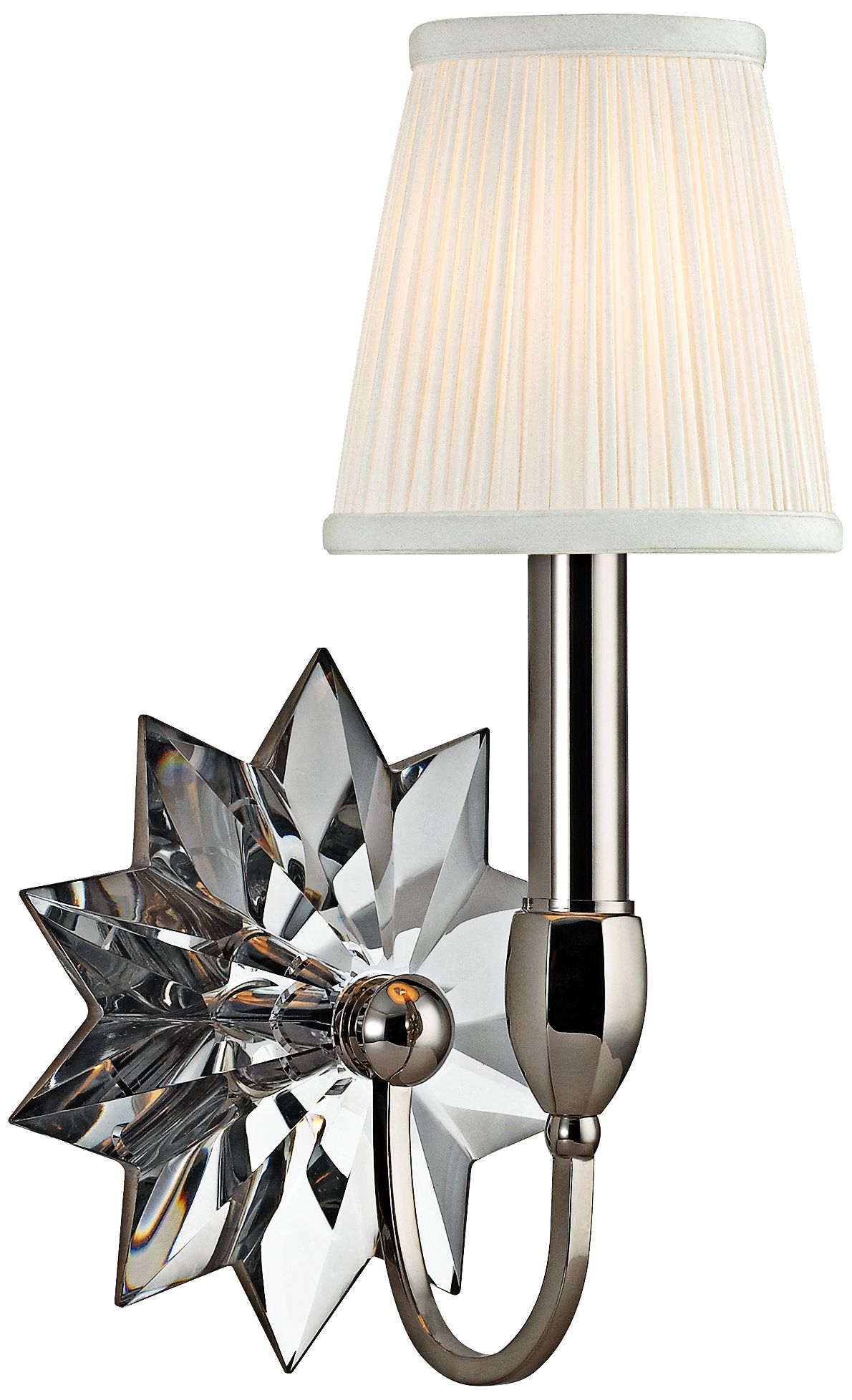 Hudson Valley Barton 13 1/2"H Polished Nickel Wall Sconce