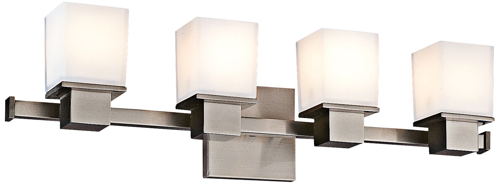 Hudson Valley Milford 4-Light 24" Wide Nickel Bath Light