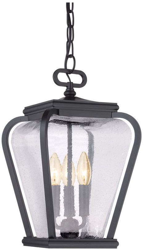 Province 15 1/2" High Mystic Black Outdoor Hanging Light