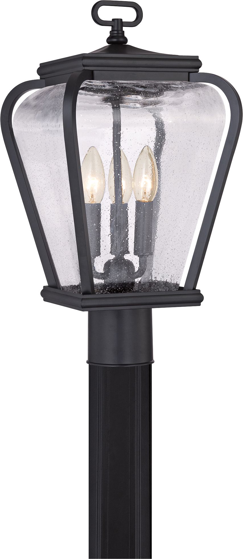 Quoizel Province 18" High Mystic Black Outdoor Post Light