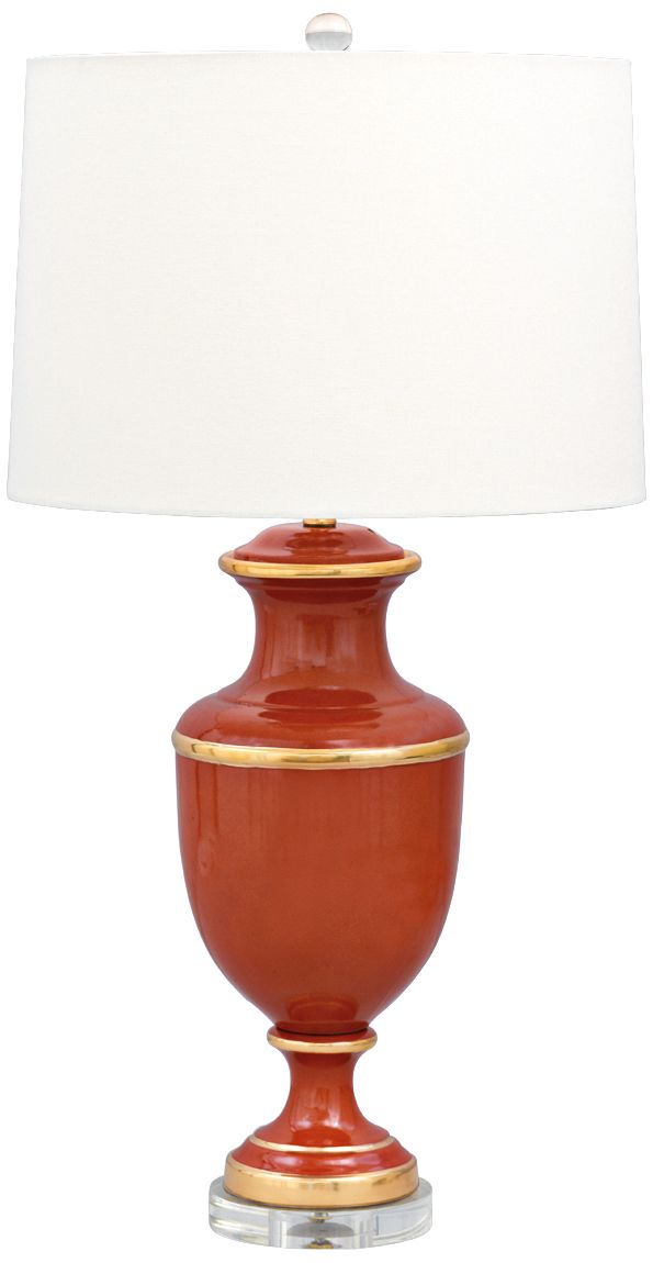 Port 68 Greenwich Spice Glazed Porcelain Table Lamp