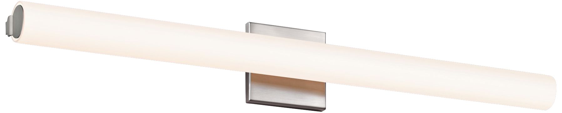 Sonneman Tubo Slim 32" Wide Satin Nickel LED Bath Light