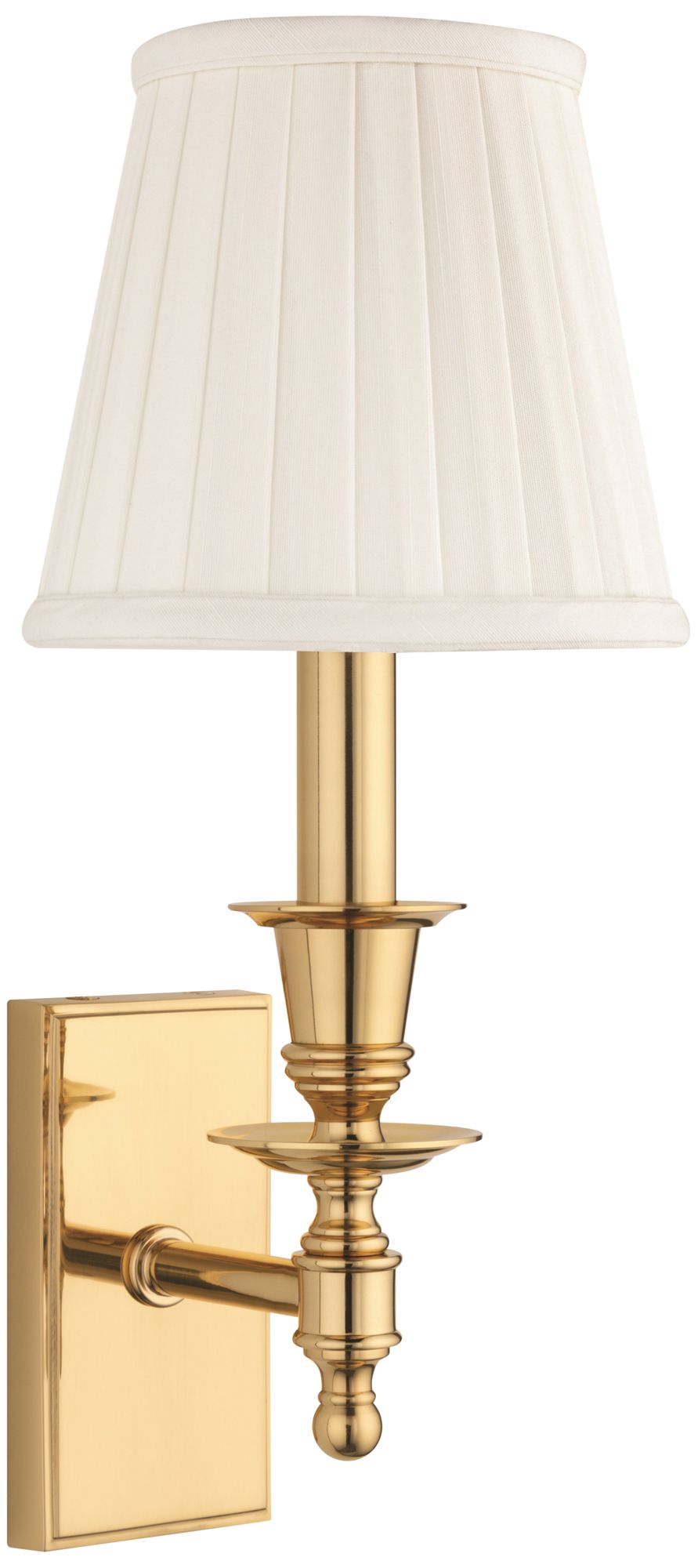 Hudson Valley Ludlow 5 1/2" High Polished Brass Wall Sconce 8D343